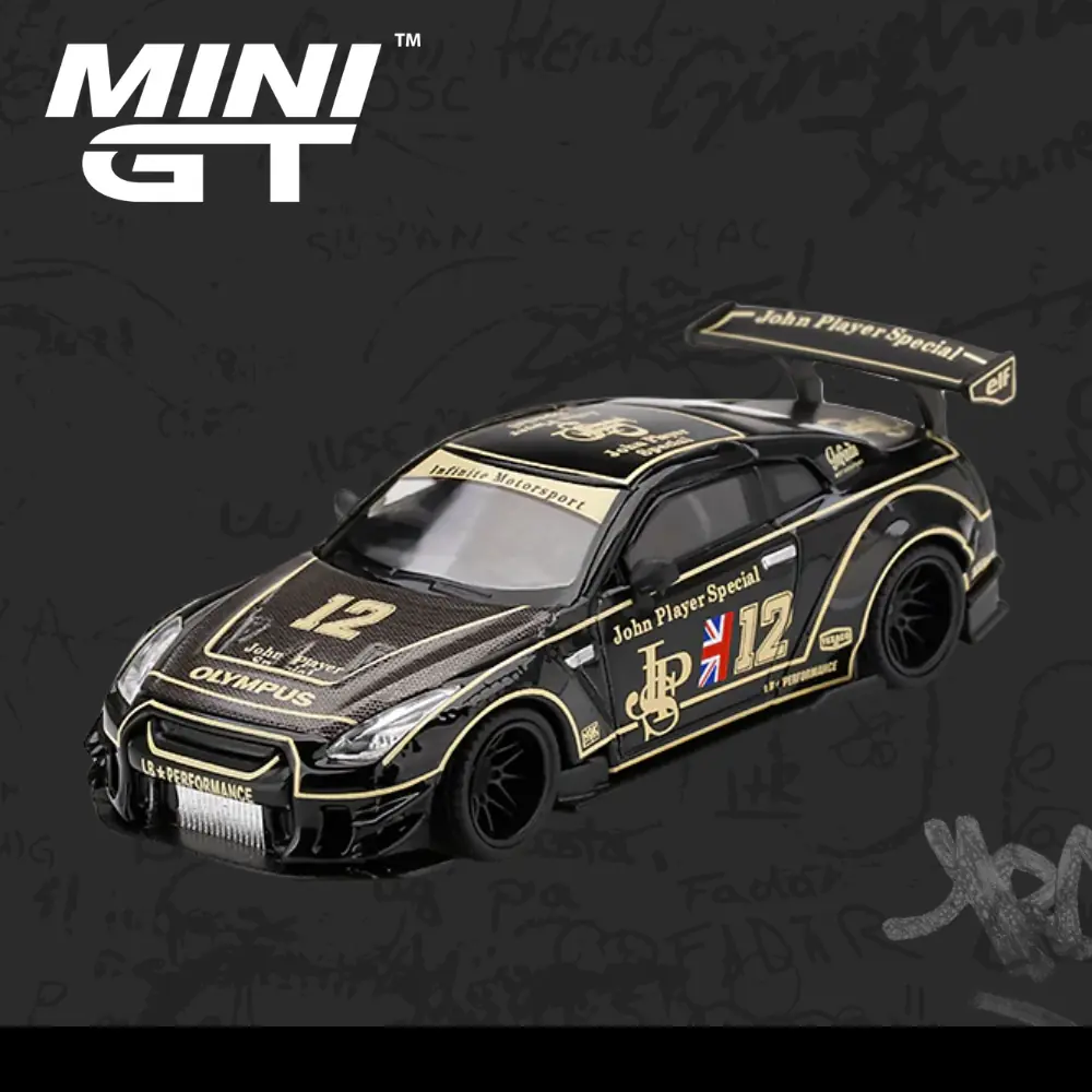 Mini GT 140 LB WORKS Nissan GT-R (R35) JPS Type 2, John Player