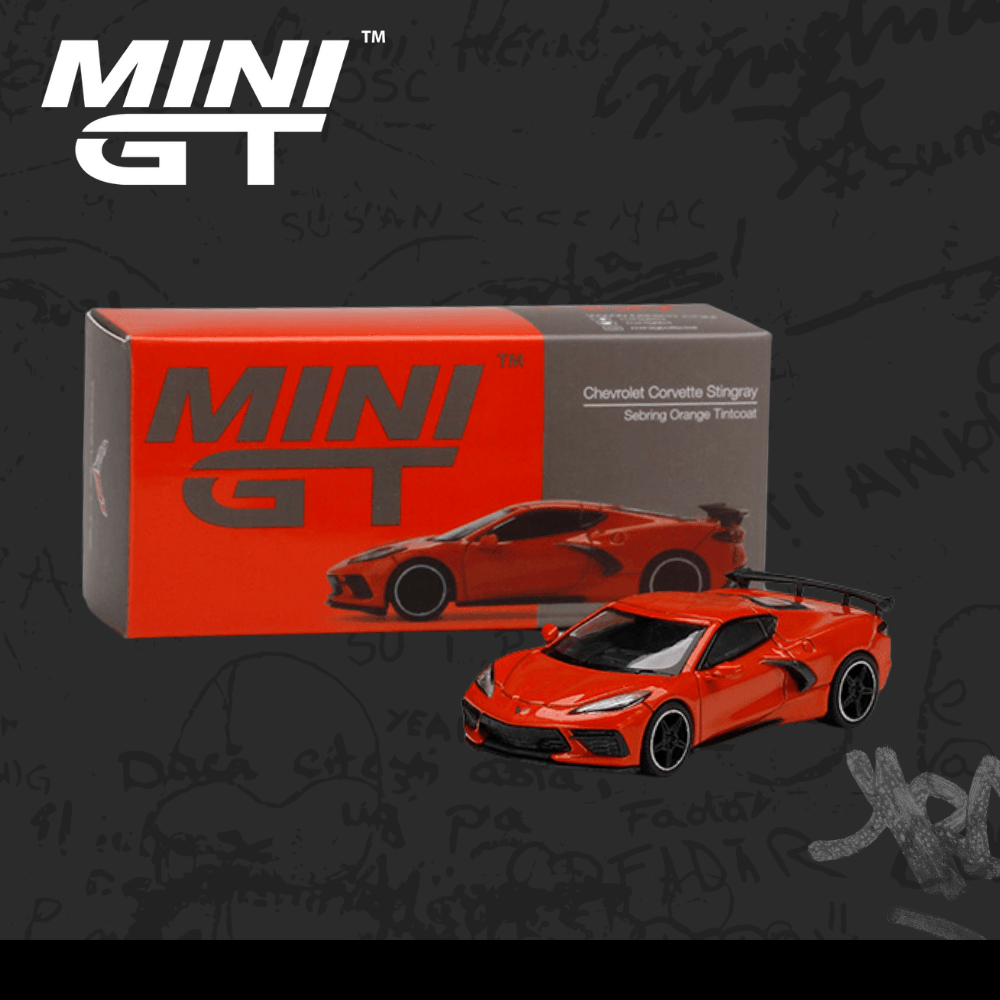Mini Gt 227 Chevrolet Corvette Stingray Sebring Orange Tintcoat