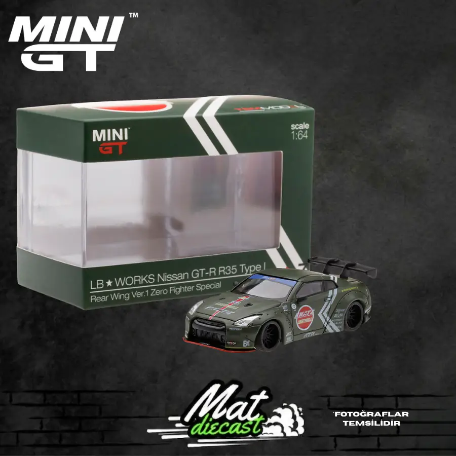 MINIGT 7 LB☆WORKS Nissan GT-R (R35) Zero Fighter Special