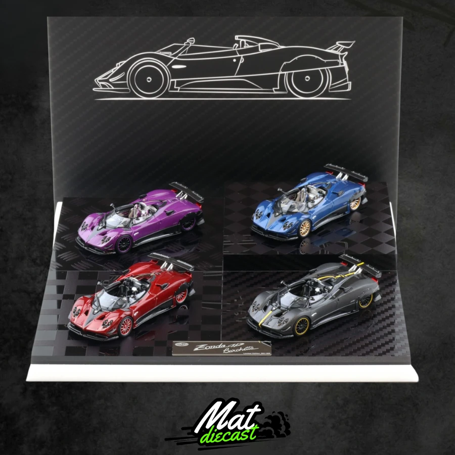 1/64 LCD Models Pagani Zonda HP Barchetta 4'lü Carbon Set – 699