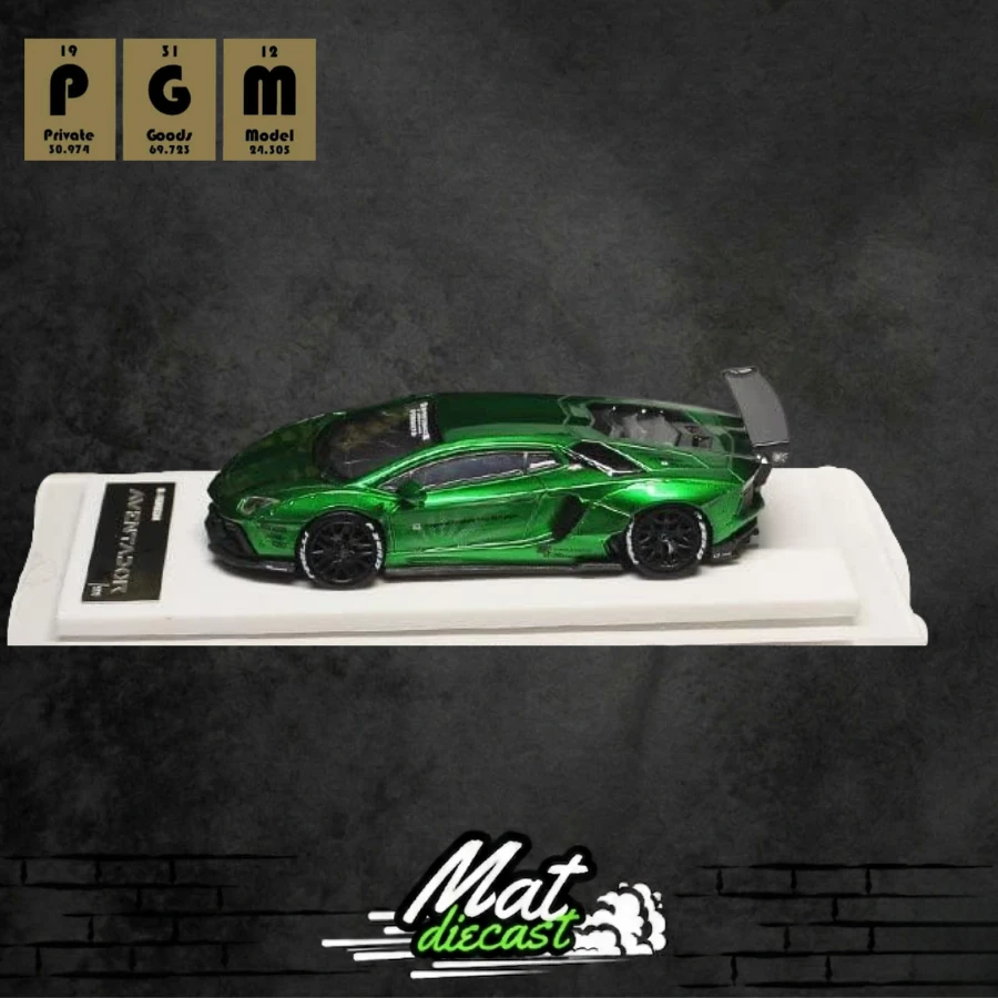 PGM Lamborghini LP700-4 Aventador Chrome Green