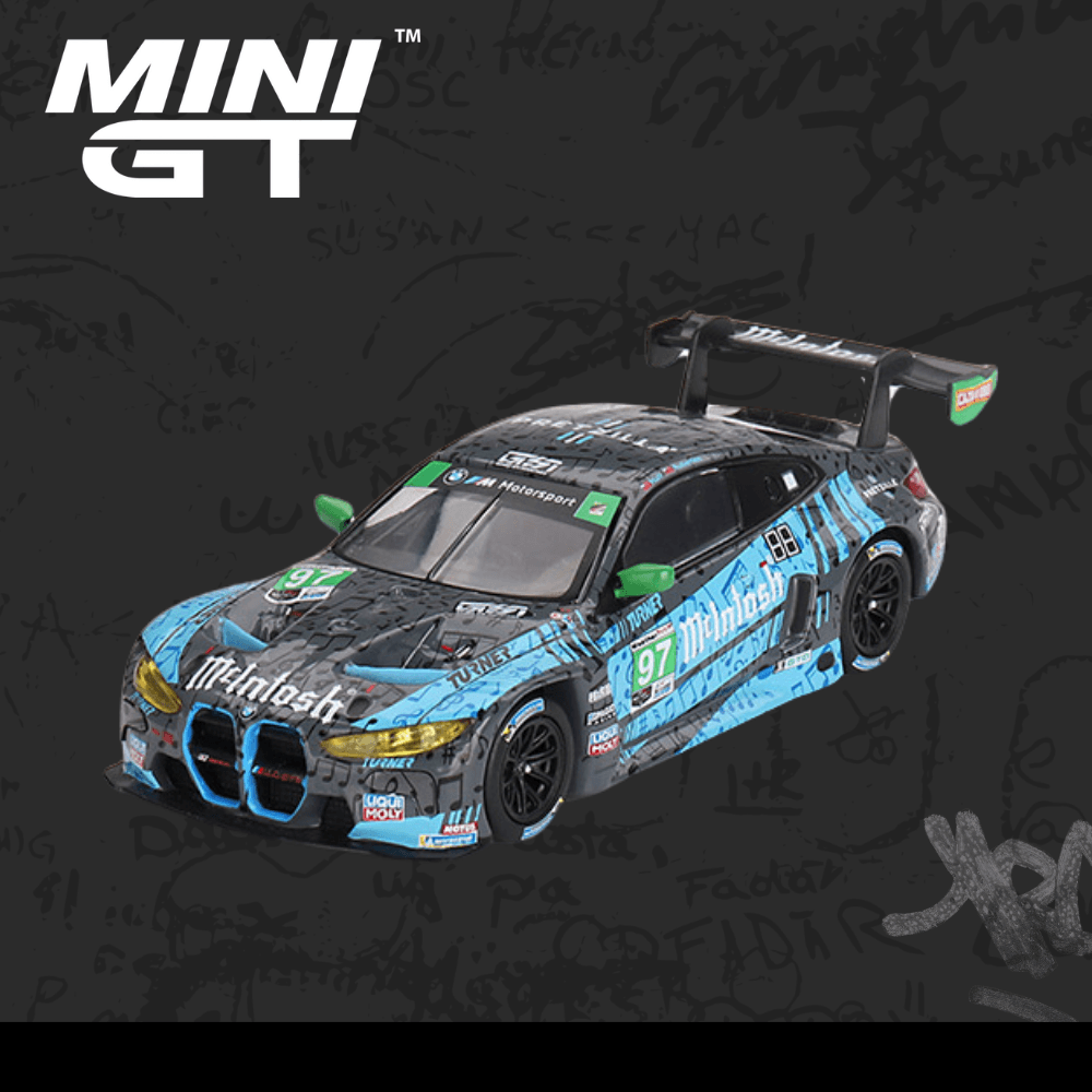 Mini Gt 647 BMW M4 GT3 #97 Turner Motorsport IMSA 2023 Laguna Seca GTD 2nd Place