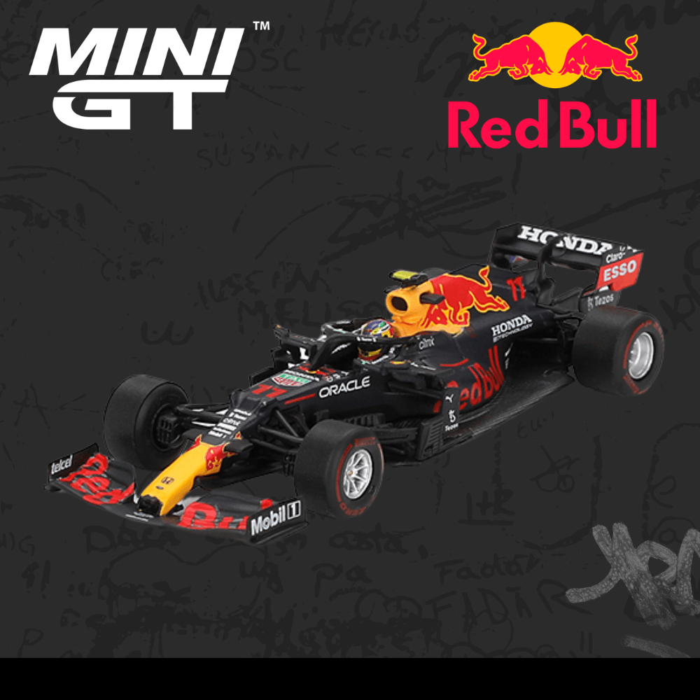 Mini GT 836 Red Bull RB16B Sergio Pérez 2021 Azerbaijan Grand Prix Winner