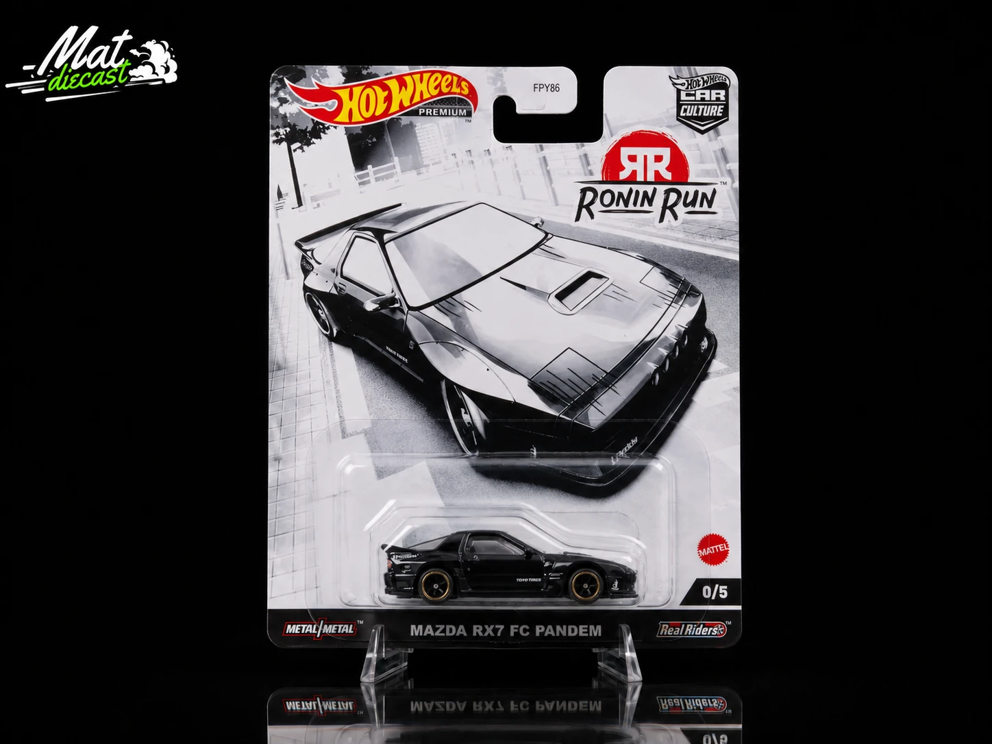 HOT WHEELS CHASE 5 RONIN RUN MAZDA RX7 FC PANDEM