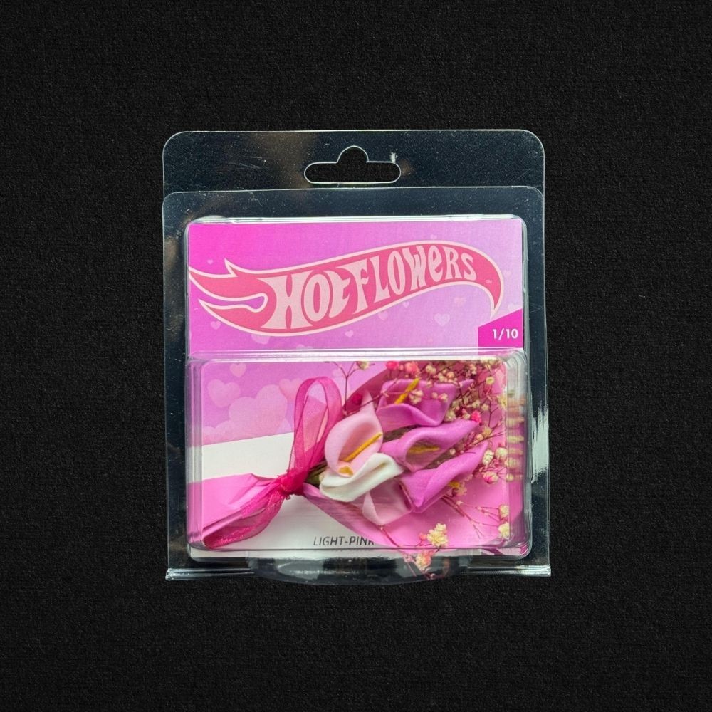 Hot Flowers  Light Pink 