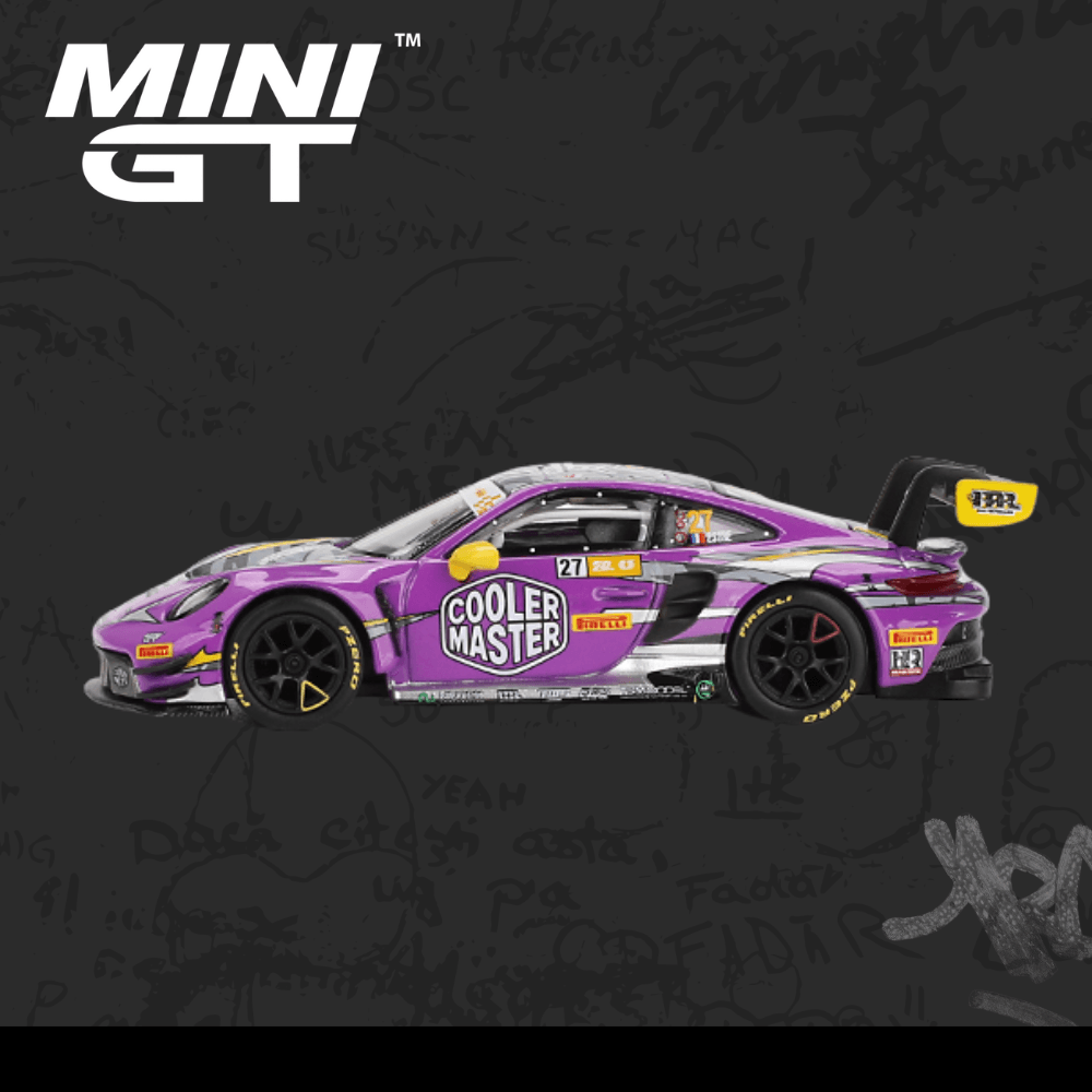 Mini GT 793 Porsche 911 GT3 R #27 HubAuto Racing 2023 FIA GT World Cup 70th Macau Grand Prix 