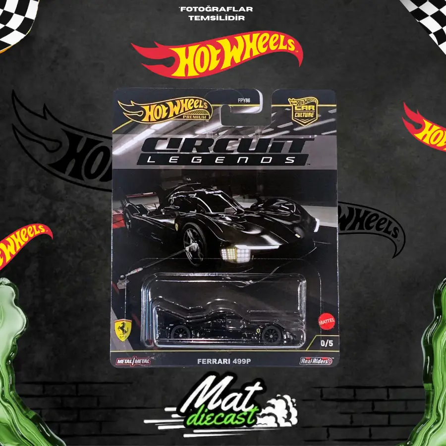 HOT WHEELS CHASE CIRCUIT LEGENDS FERARI 499P TÜRKÇE