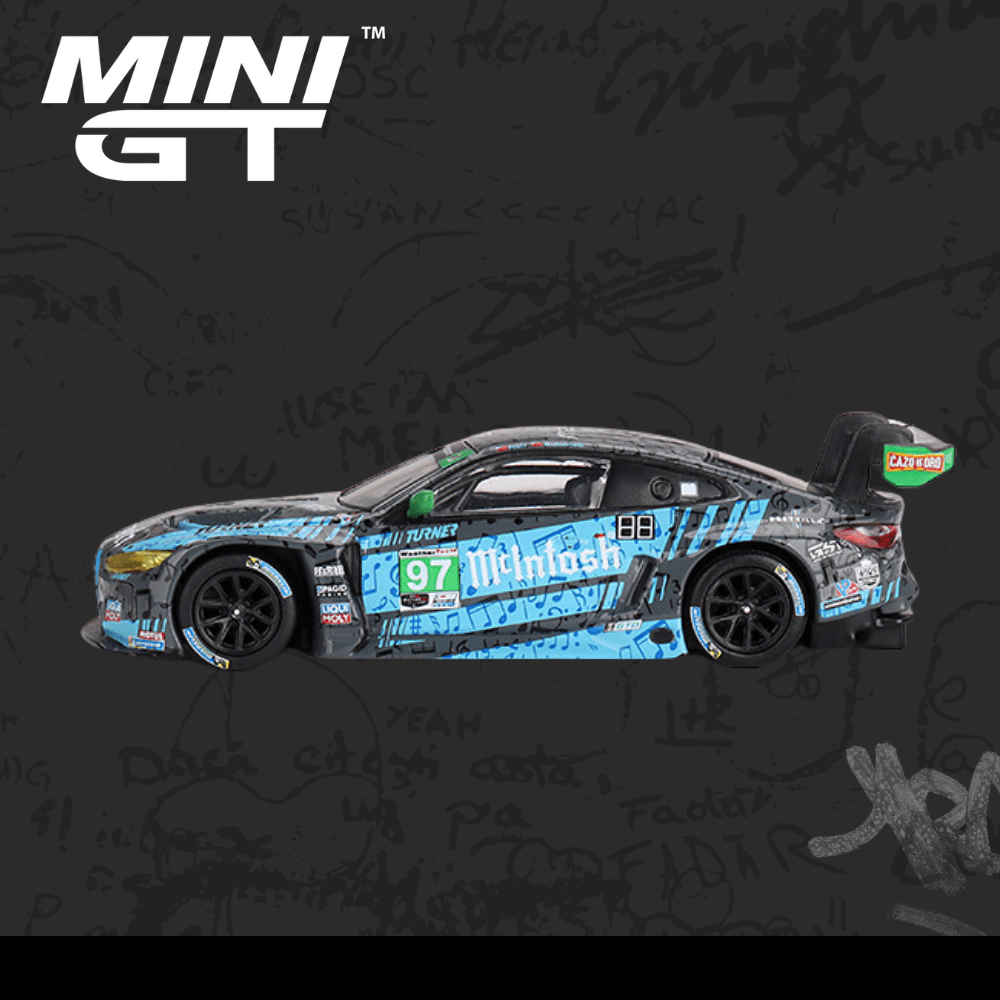 Mini Gt 647 BMW M4 GT3 #97 Turner Motorsport IMSA 2023 Laguna Seca GTD 2nd Place