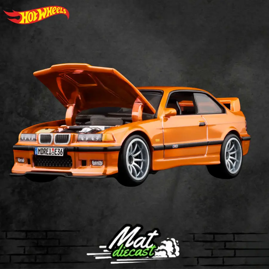 1995 RLC ホットウィール  DIECAST TRACK ORANGE – 9/9! drops LTW M3 BMW '95 RLC Wheels Hot レア 限定 ミニカー LTW M3 ミニカー