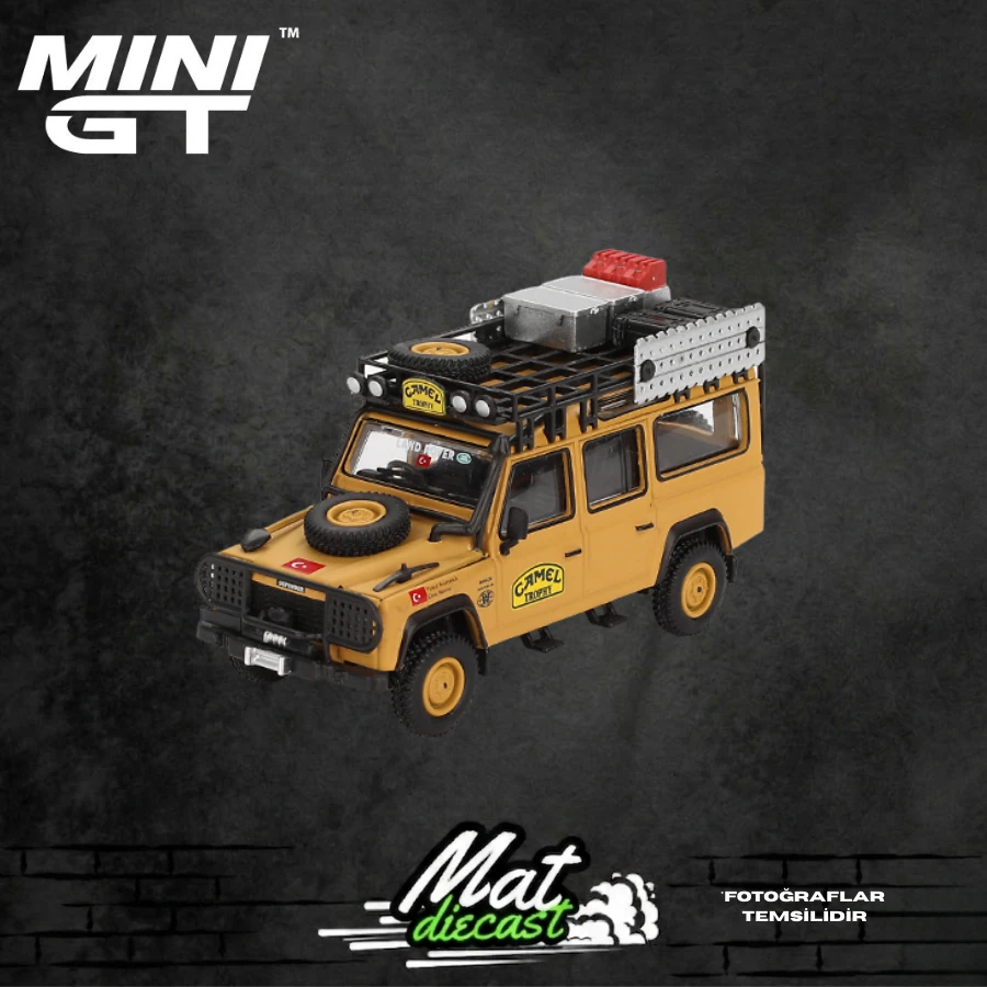 MINIGT 856 BLISTER Land Rover Defender 110 1989 Camel Trophy