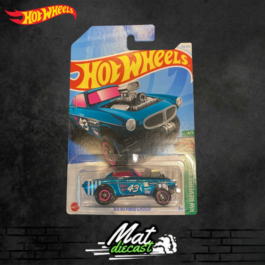 HOT WHEELS STH VOLVO P1800 GASSER BLUE