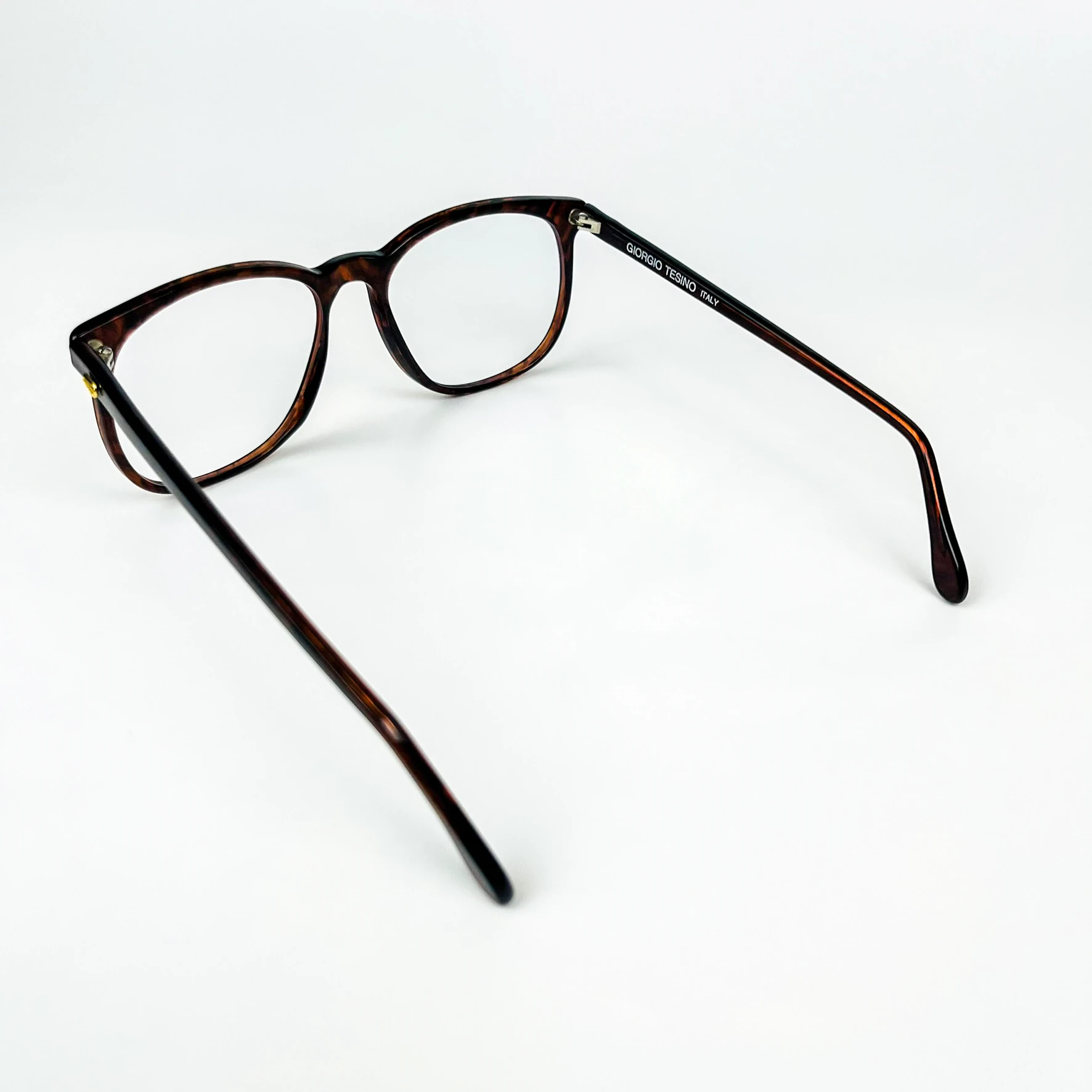 Mavi Işık Korumalı Vintage Gözlük – 80’ler Retro – Kahverengi Kemik Çerçeve