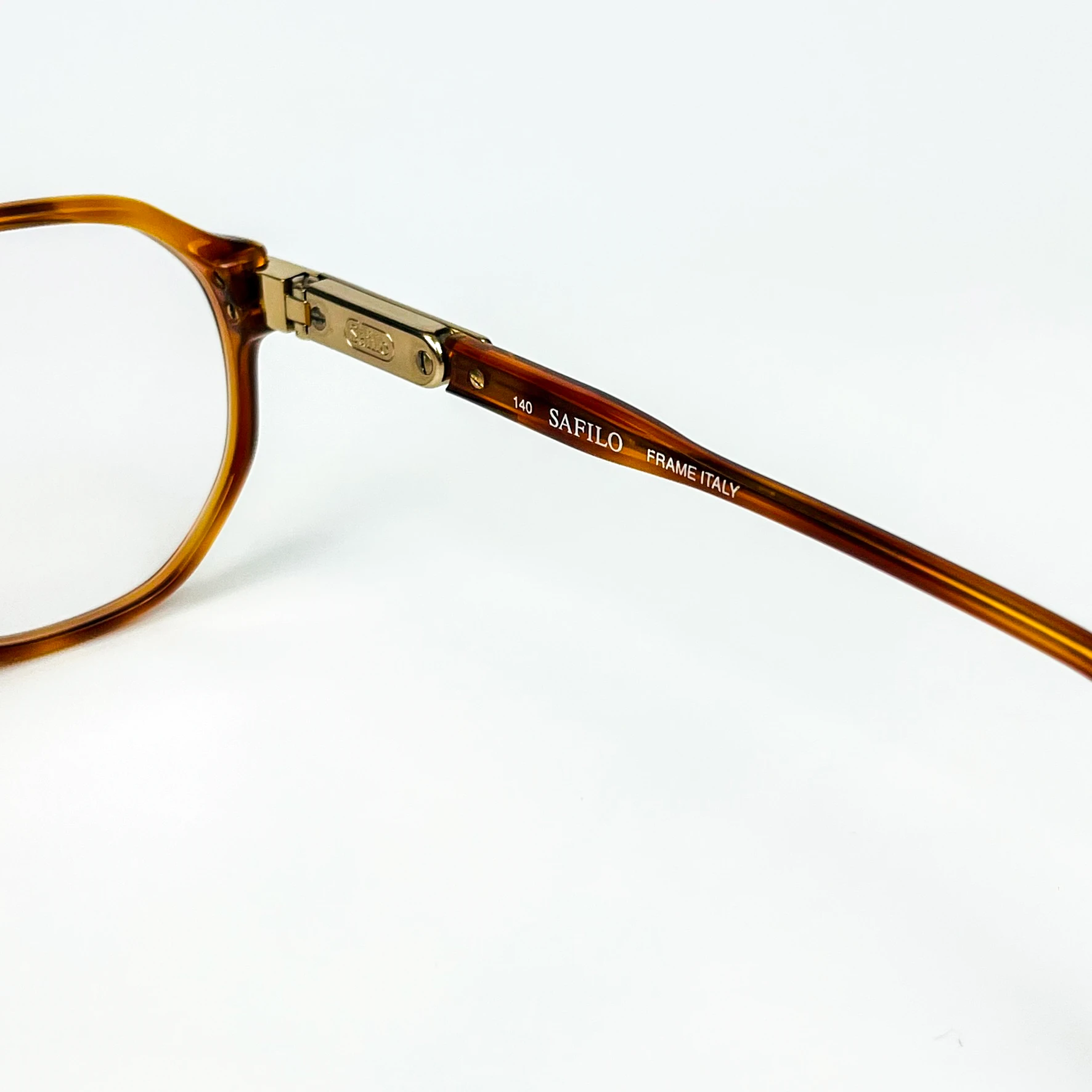 Mavi Işık Korumalı Vintage Gözlük – 80’ler Retro – Kahverengi Kemik Çerçeve