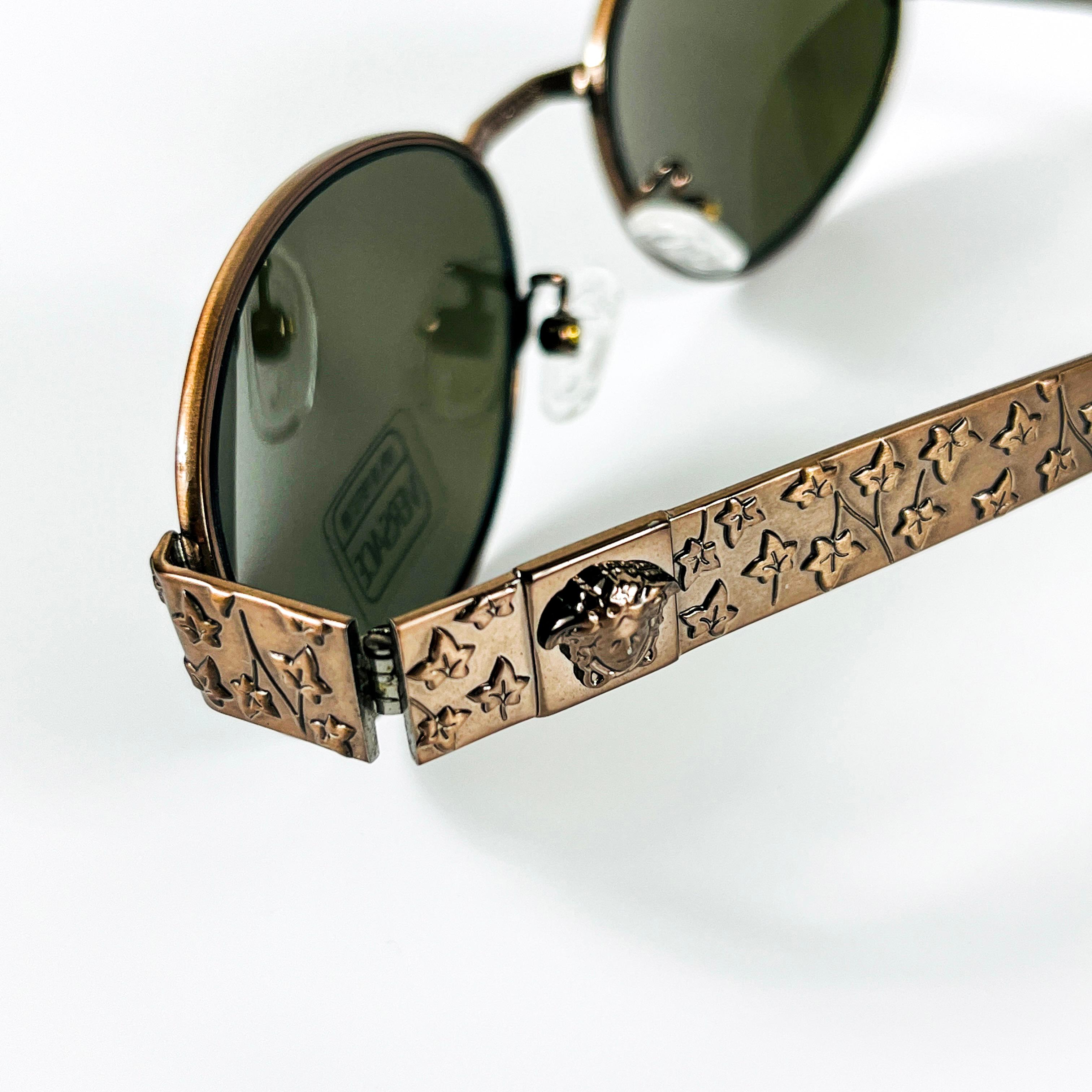 90's Versace Metal Vintage Güneş Gözlüğü OSV200253