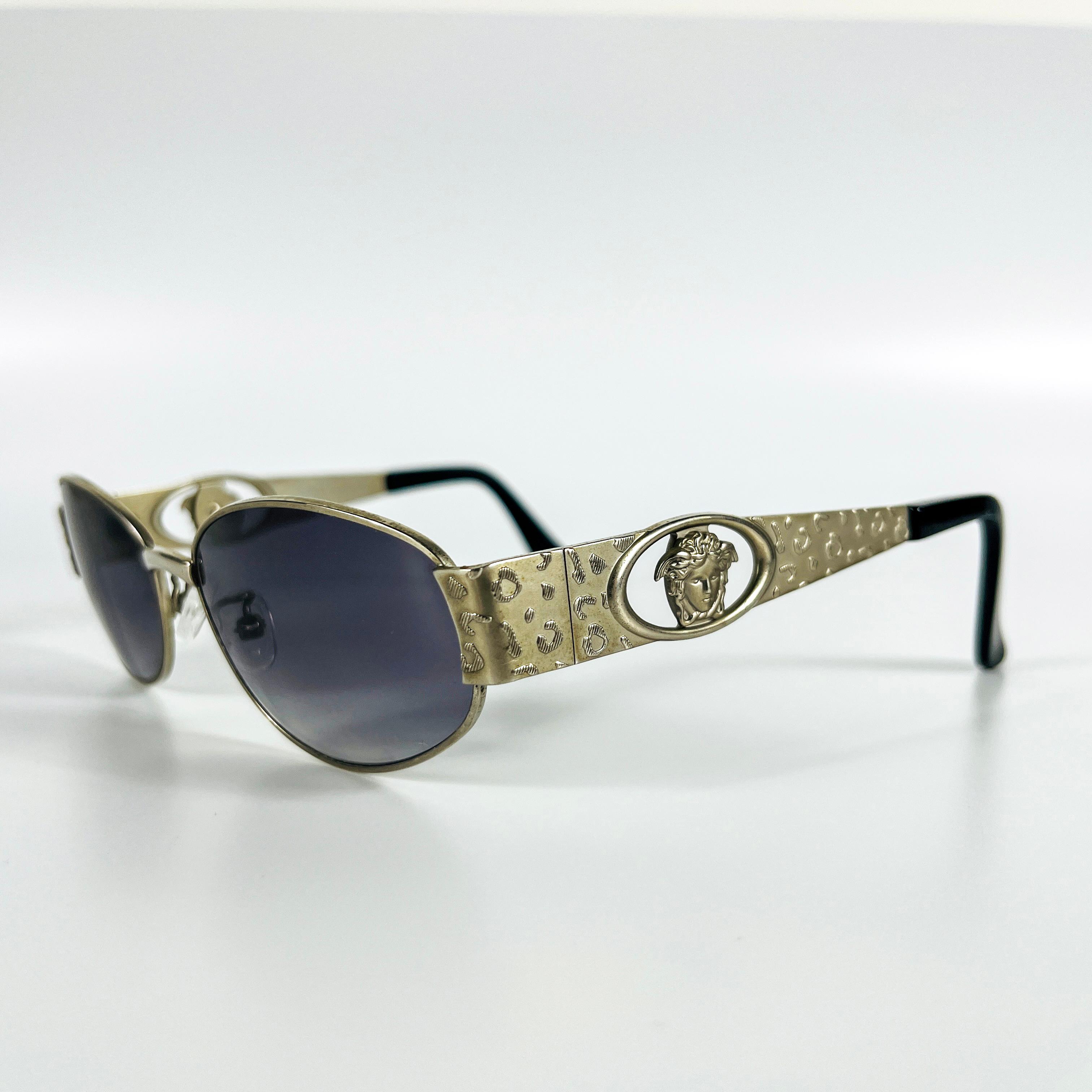 90's Versace Metal Vintage Güneş Gözlüğü OSV200203