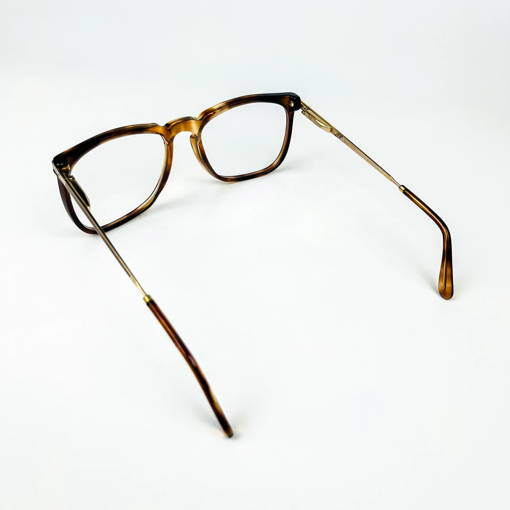 Mavi Işık Korumalı Vintage Gözlük – 80’ler Retro – Kahverengi Kemik Çerçeve