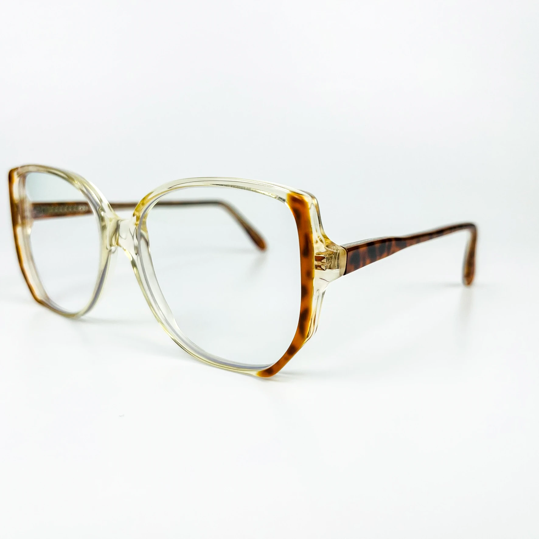 Mavi Işık Korumalı Vintage Gözlük – 70’ler Retro – Kahverengi Kemik Çerçeve