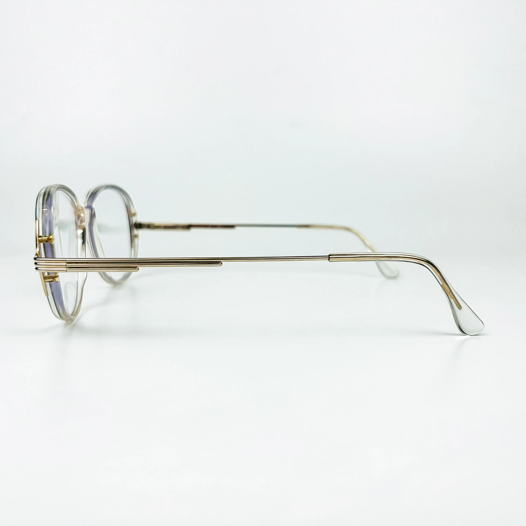 Mavi Işık Korumalı Vintage Gözlük – 70’ler Retro – Desenli Kemik Çerçeve