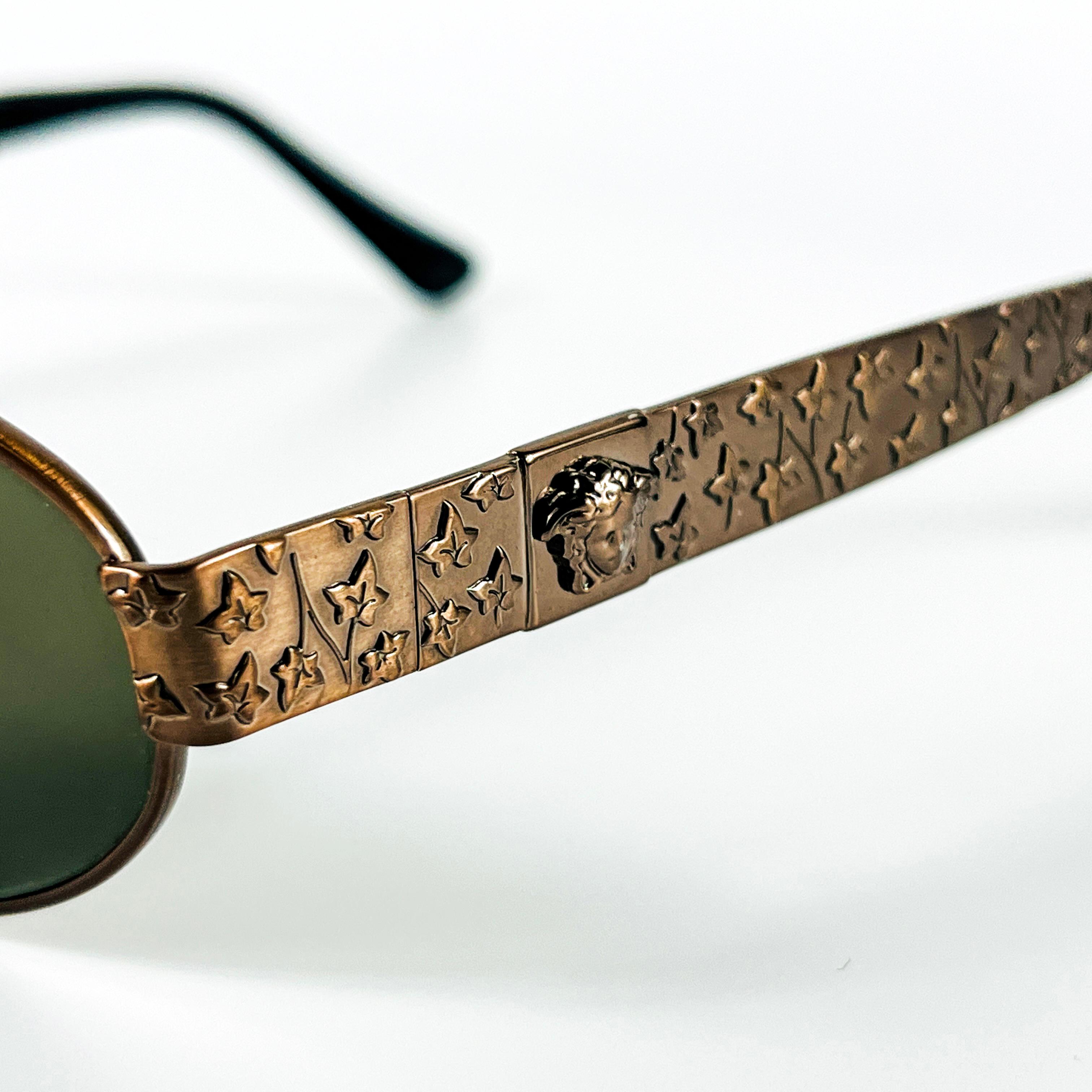 90's Versace Metal Vintage Güneş Gözlüğü OSV200253