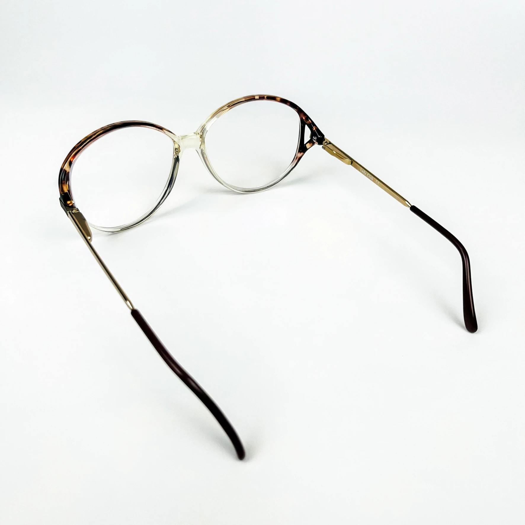 Mavi Işık Korumalı Vintage Gözlük – 70’ler Retro – Kahverengi Desenli Kemik Çerçeve