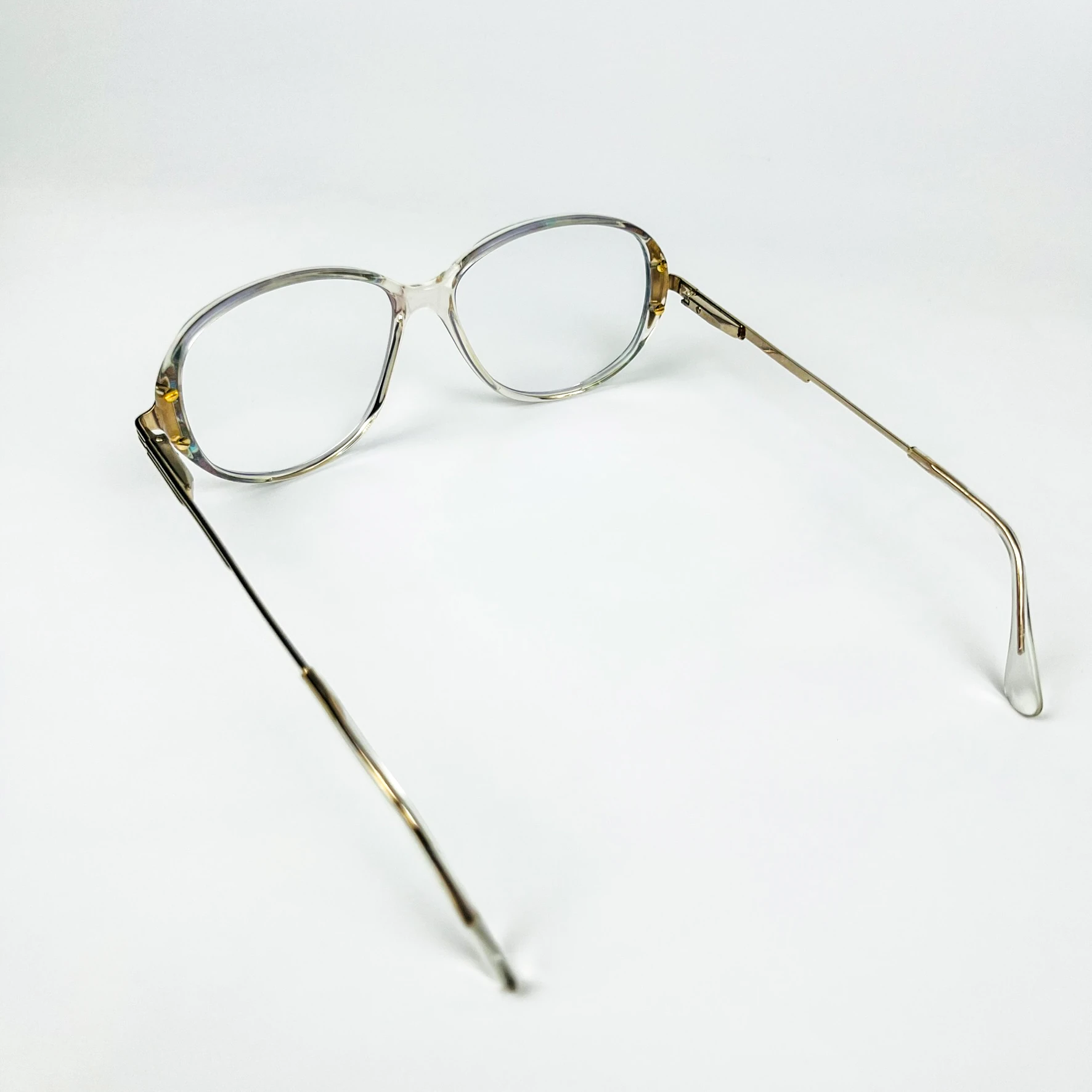 Mavi Işık Korumalı Vintage Gözlük – 70’ler Retro – Desenli Kemik Çerçeve