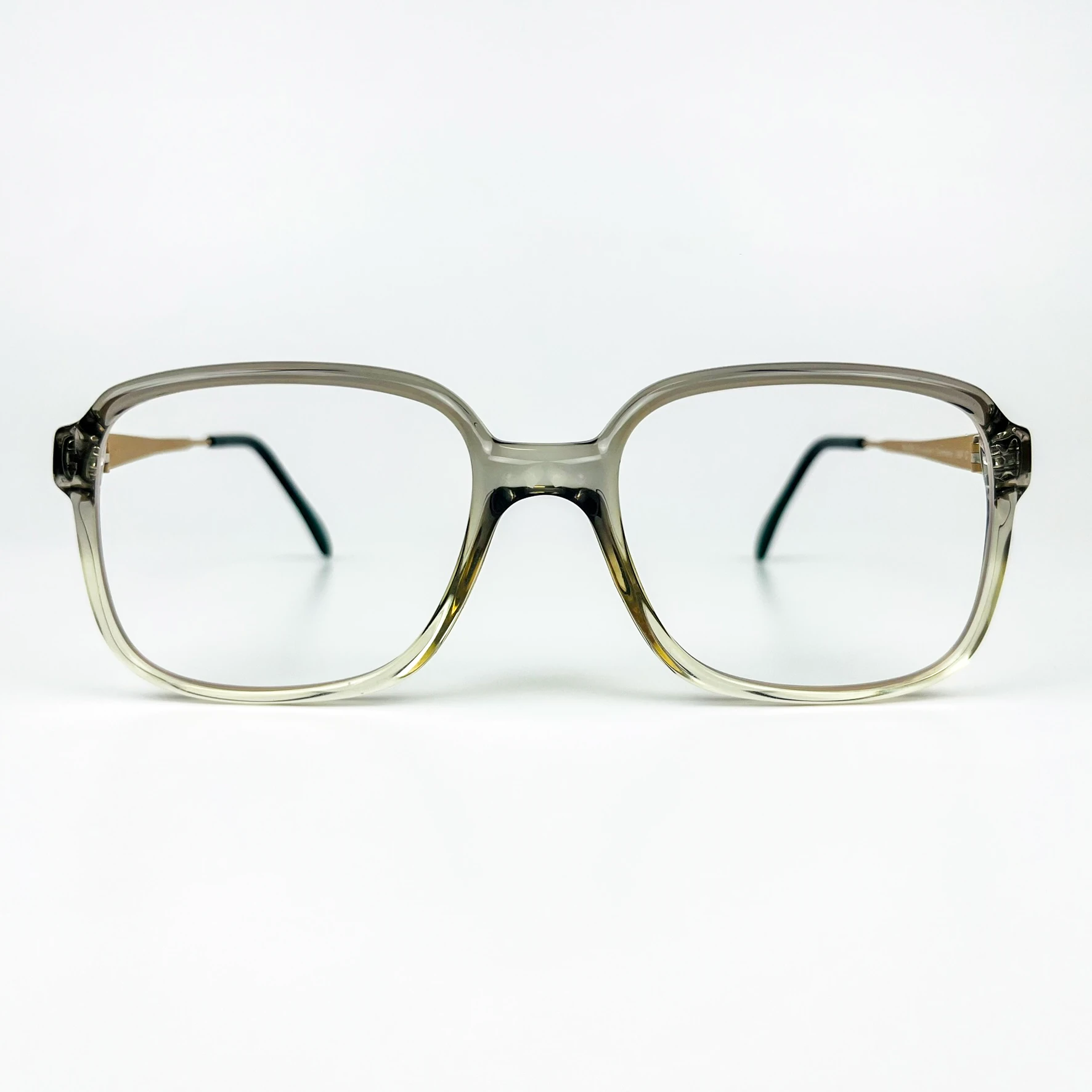 Mavi Işık Korumalı Vintage Gözlük – Retro – Şeffaf Kemik Çerçeve