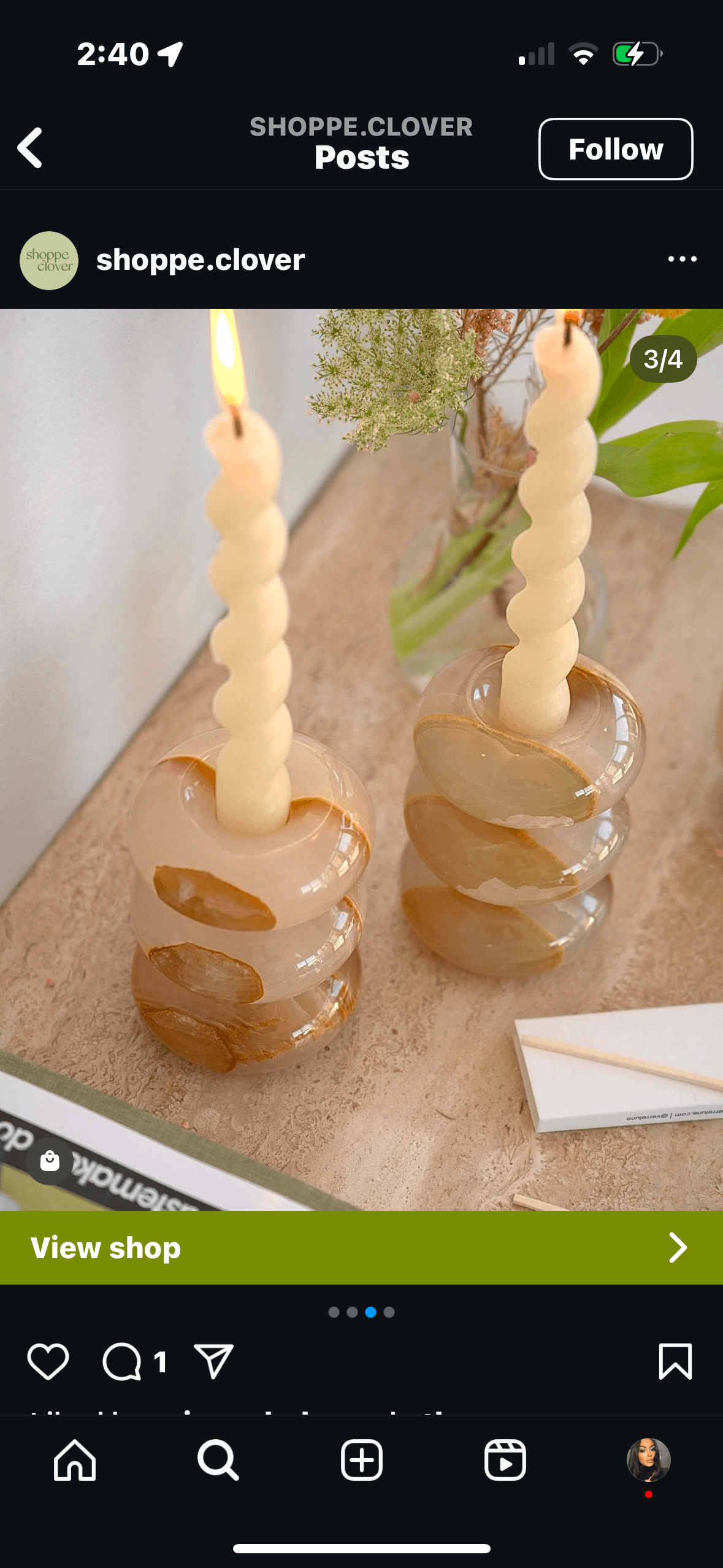 GAIA CANDLE HOLDER