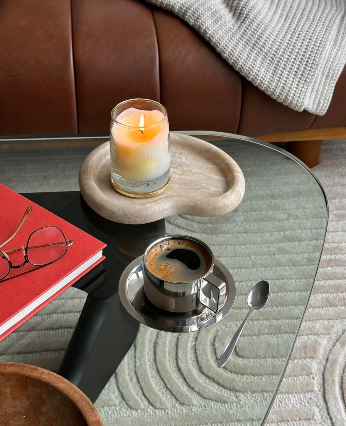 TRAVERTINE TRAY 