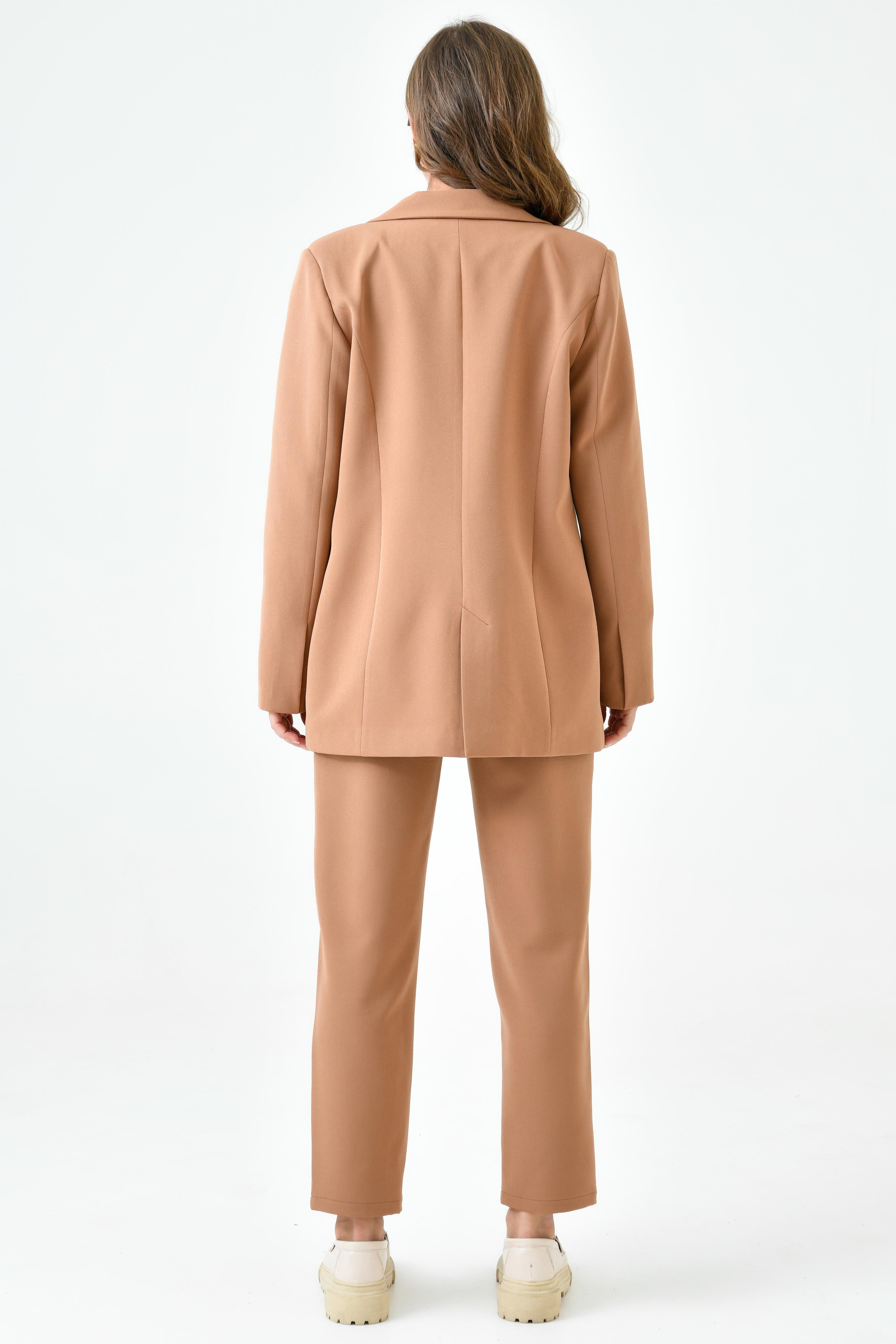 Blazer Ceket-Pantolon Dokuma Alt-Üst Takım