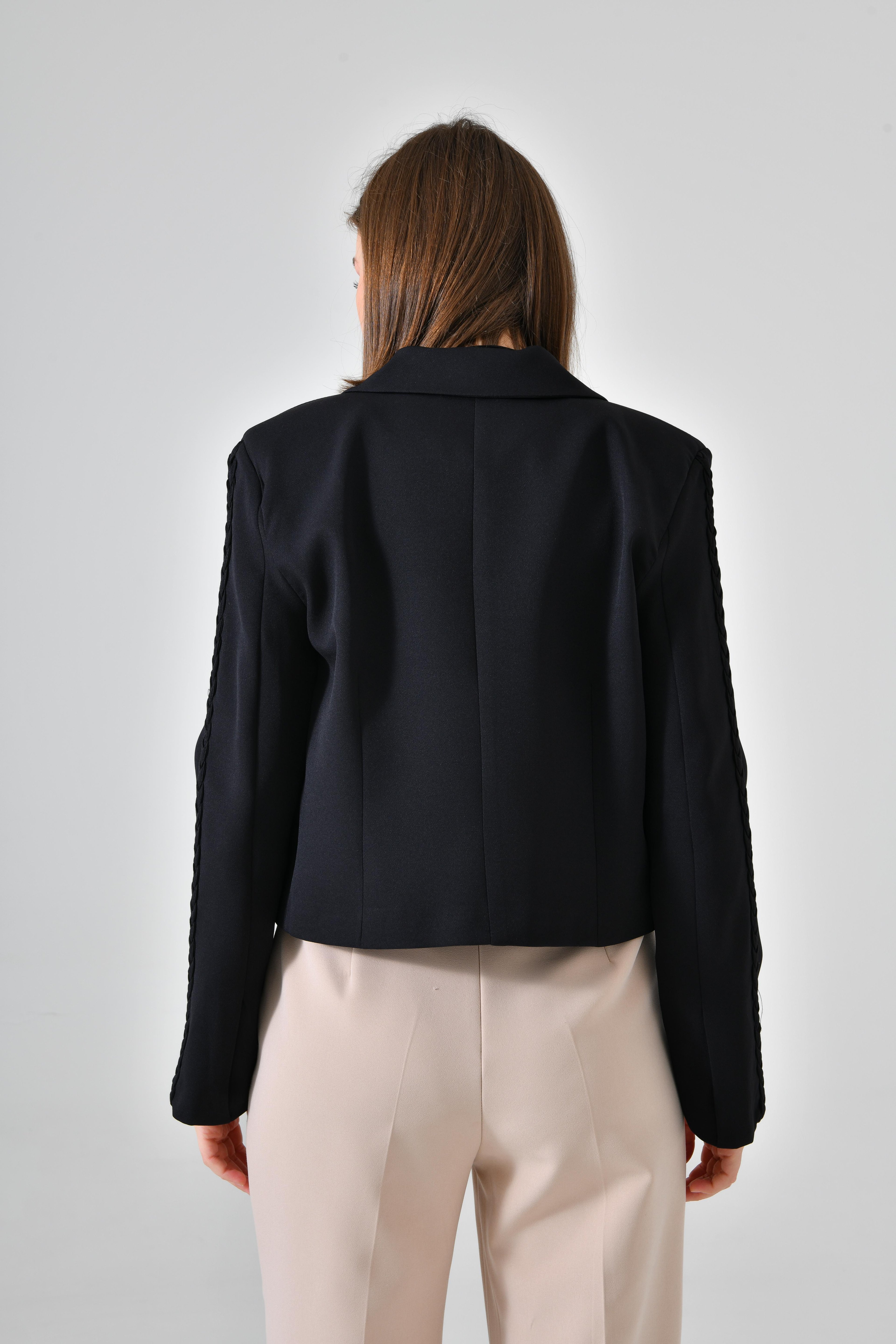 Kol Detaylı Regular Blazer Ceket