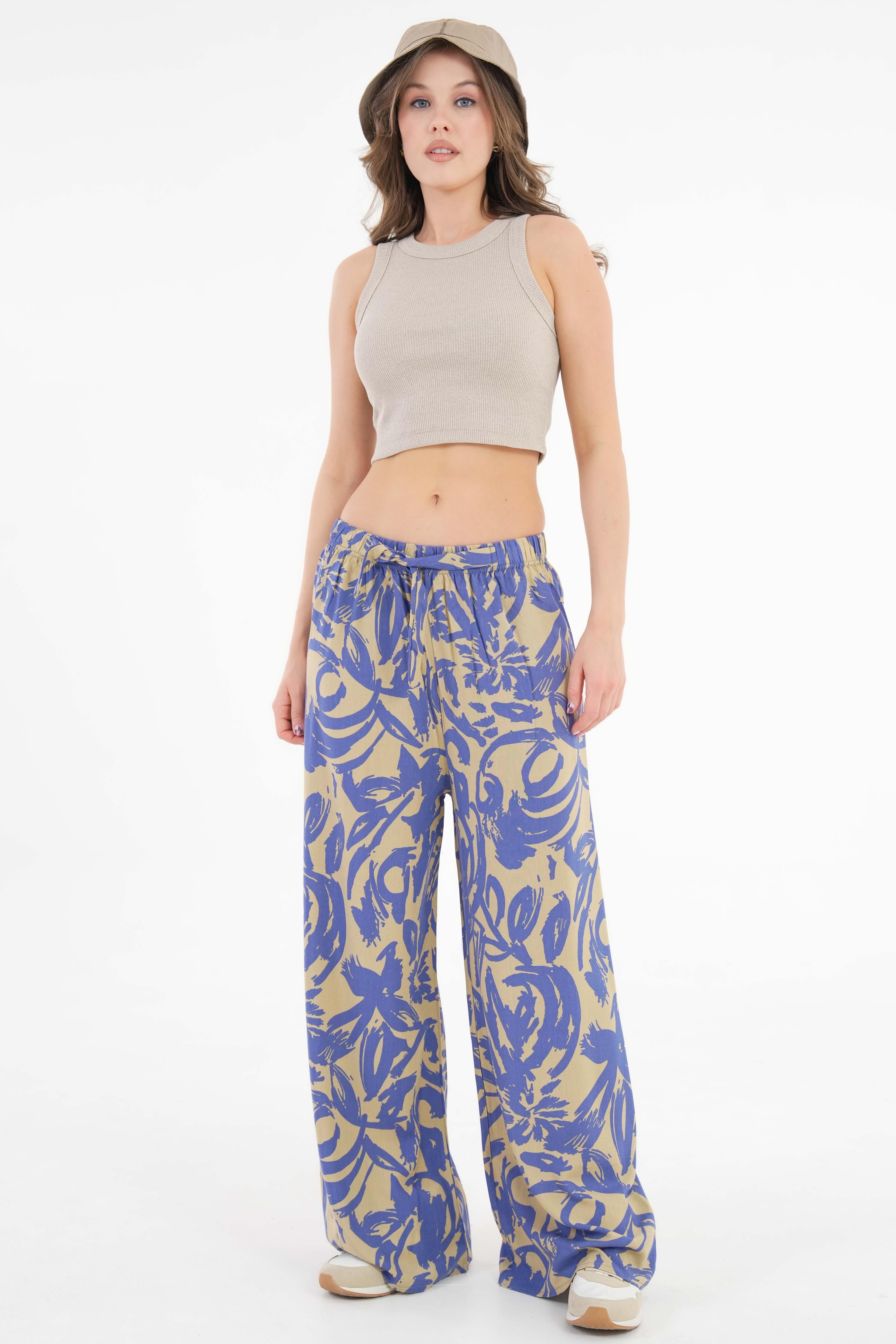 Atlet Form Yuvarlak Yaka Fitilli Örme Crop Bluz - Taş