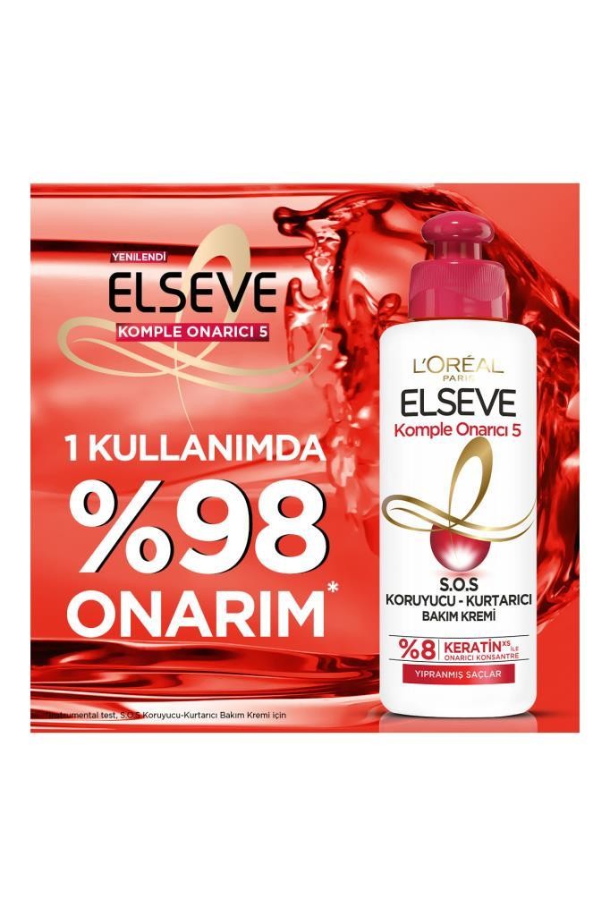 L'Oréal Paris Elseve Komple Onarıcı 5 S.O.S Koruyucu - Kurtarıcı Bakım Kremi 200 ml