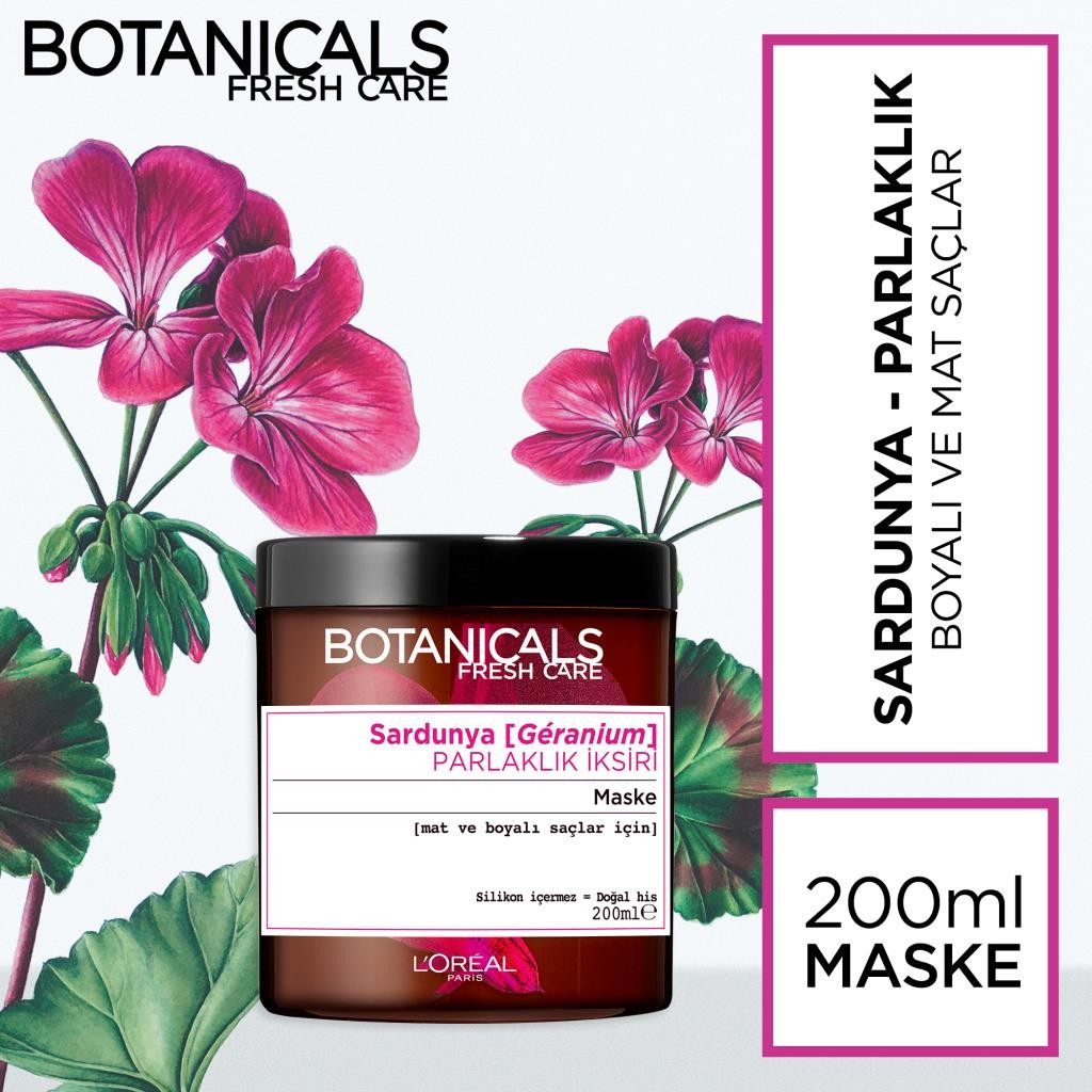 Botanicals Fresh Care Sardunya Parlaklık Iksirı Maske 200 ml