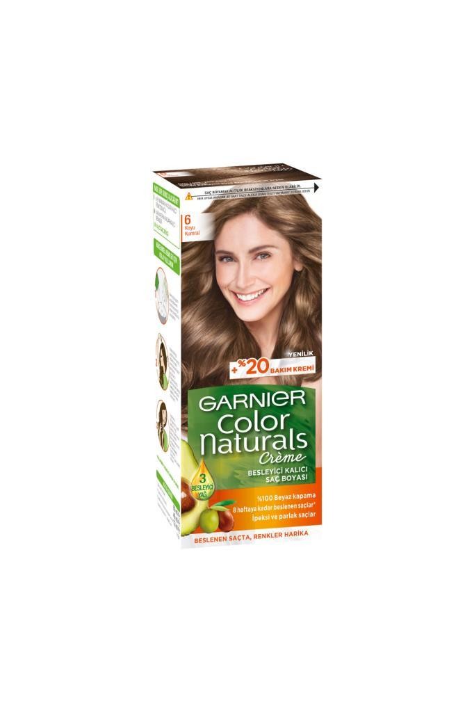 Color Naturals Saç Boyası 6 Koyu Kumral