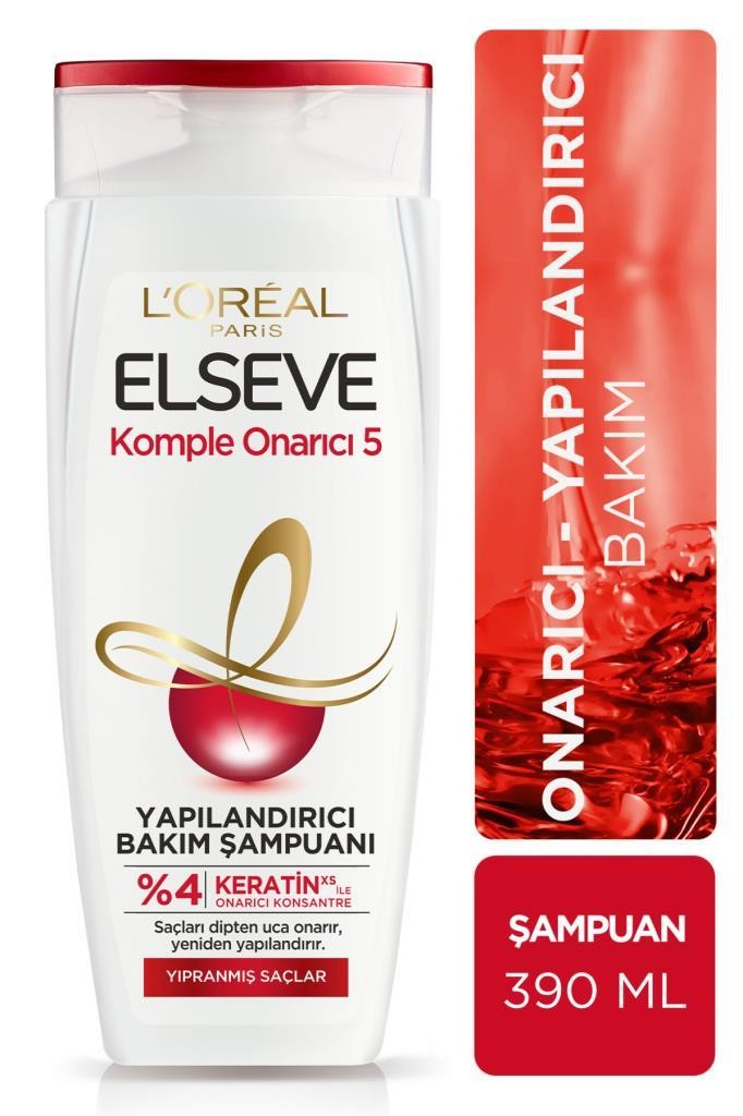 Komple Onarıcı 5 Yapılandırıcı Bakım Şampuanı 390 ml