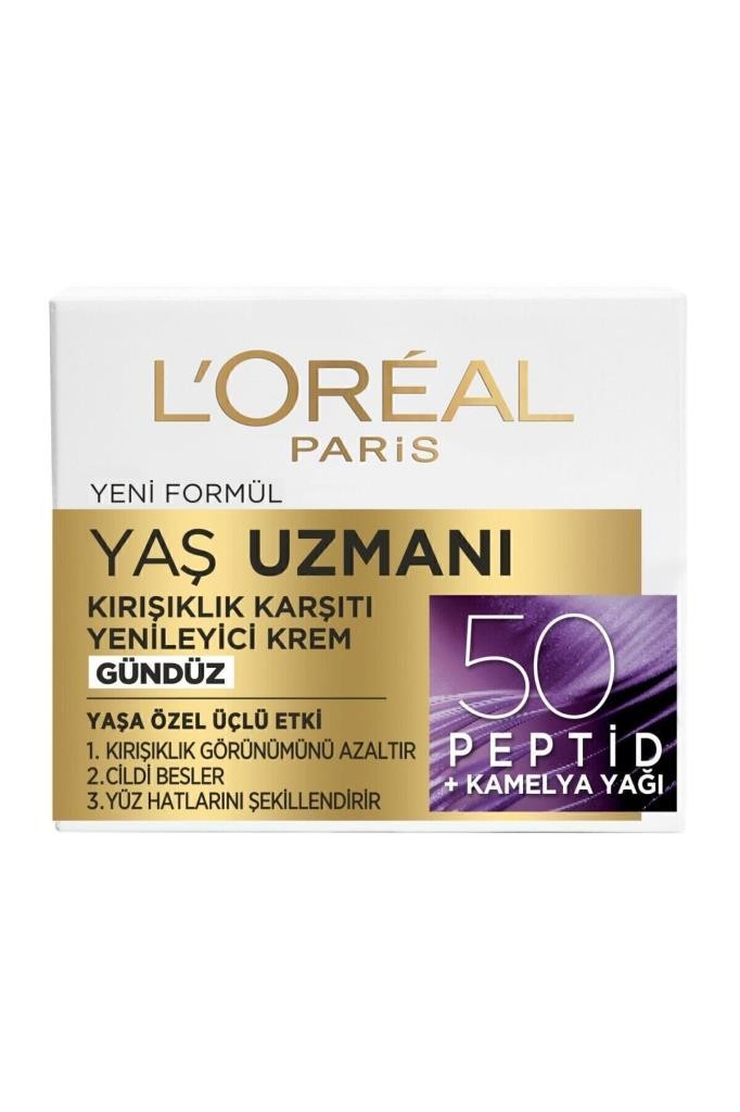 L'oréal Paris Yaş Uzmanı 50+ Kırışıklık Karşıtı Yenileyici Krem