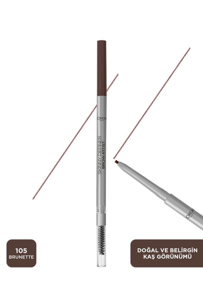 L'Oréal Paris Brow Artist Skinny Definer Kaş Kalemi - 105 Brunette