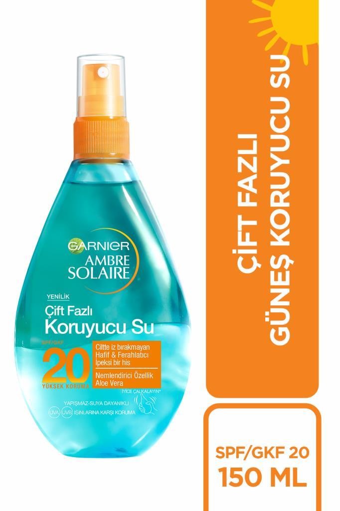 Ambre Solaire Çift Fazlı Güneş Koruyucu Su GKF20 150ML