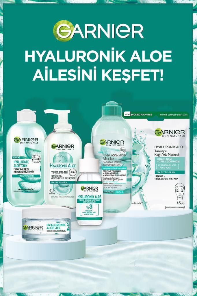 Garnier Hyaluronik Aloe Temizleme Jeli 200ML