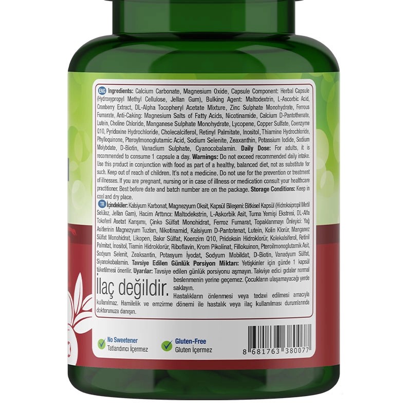 Nature's Supreme Multivitamin for Women 30 Kapsül