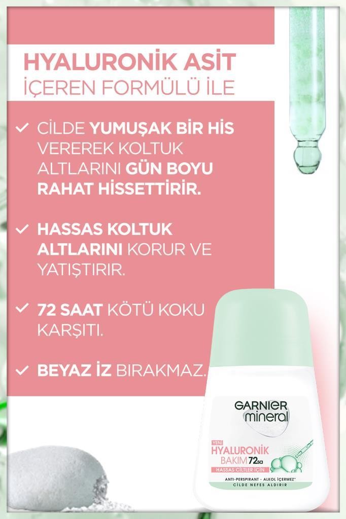 Mineral Hyaluronik Bakım Roll-on Deodorant