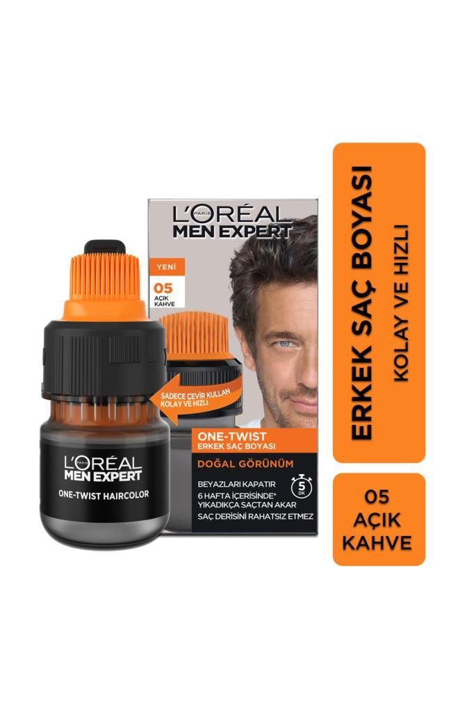 One-Twist Erkek Saç Boyası Açık Kahve 05