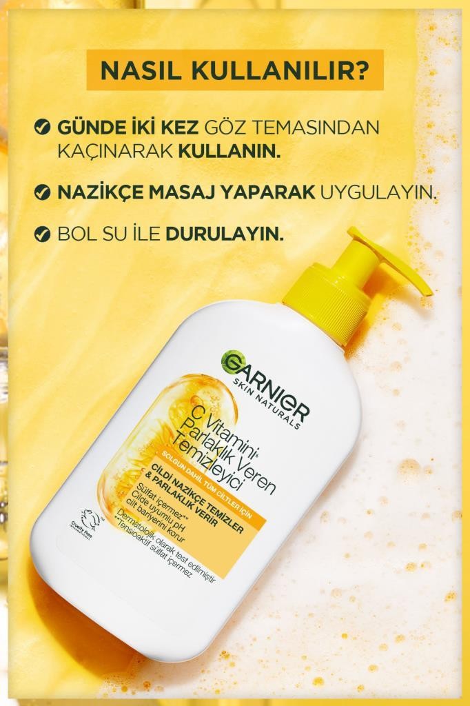 C Vitamini Parlaklık Veren Temizleyici 250 ML