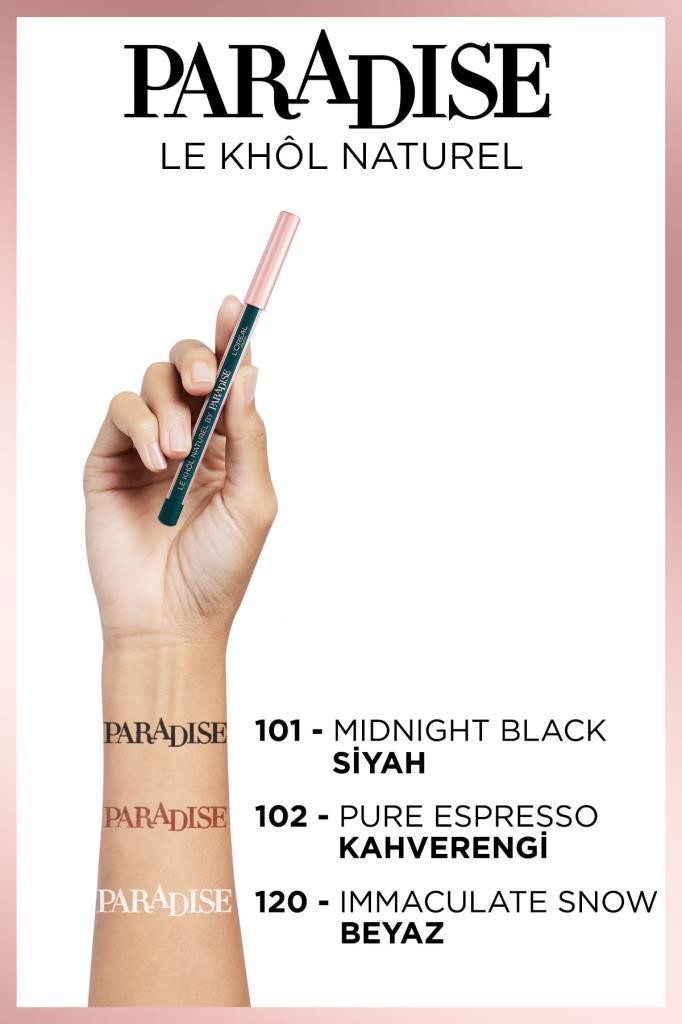 Siyah Göz Kalemi - L'Oréal Paris Paradise Le Khol Göz Kalemi 101 Midnight Black