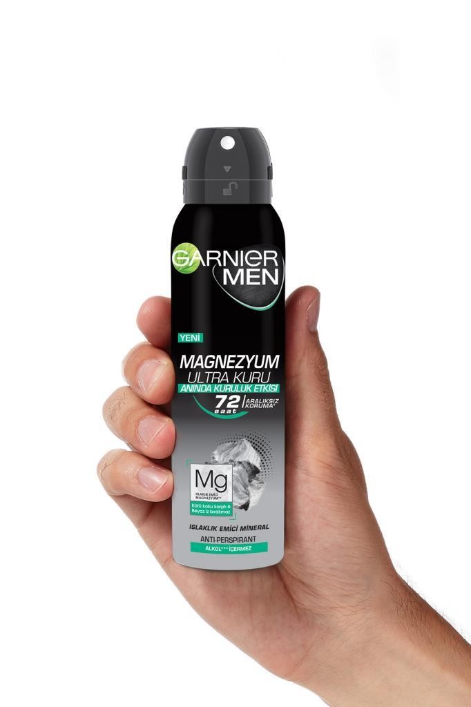 Garnier Men Magnezyum Ultra Kuru Sprey Deodorant