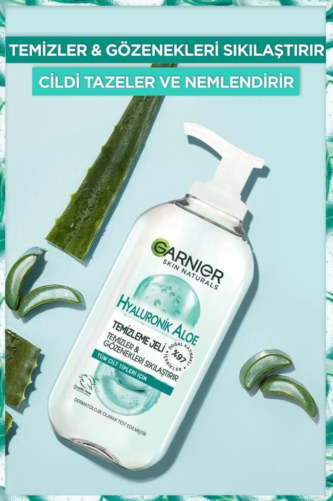 Garnier Hyaluronik Aloe Temizleme Jeli 200ML