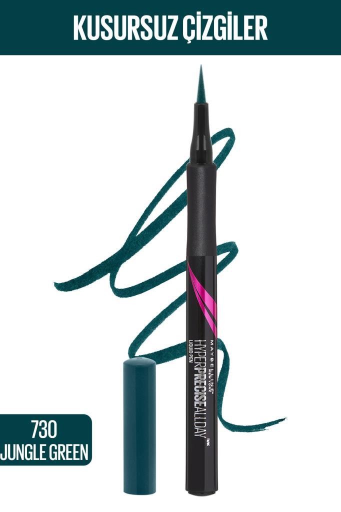 Maybelline New York Hyper Precise All Day Eyeliner - 730 Jungle Green - Yeşil