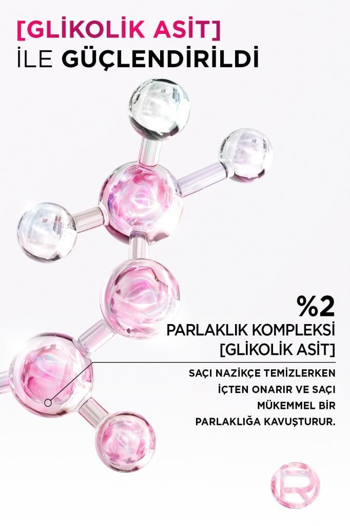 Glycolic Gloss Mükemmel Parlaklık için Bakım Yapan Şampuan 200ml