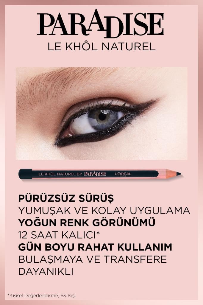 Kahverengi Göz Kalemi - L'Oréal Paris Paradise Le Khol Göz Kalemi 102 Pure Espresso