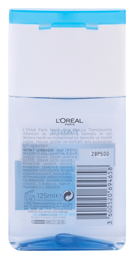 L'Oréal Paris  Göz Makyaj Temizleme Losyonu 125ml